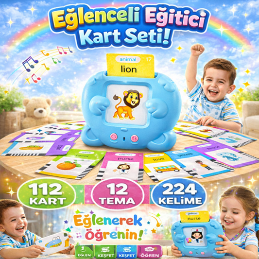 İngilizce Öğreniyorum – Sesli Eğitici Kart Seti